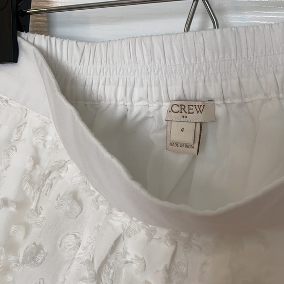 J. Crew Factory textured white skirt - Picture 4 of 6